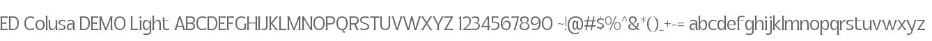 ED Colusa DEMO Light