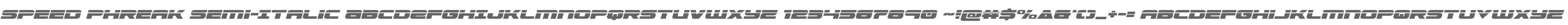 Speed Phreak Semi-Italic