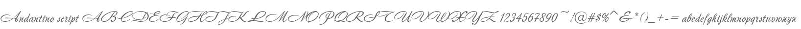 Andantino script