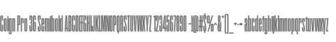 Coign Pro 36 Semibold