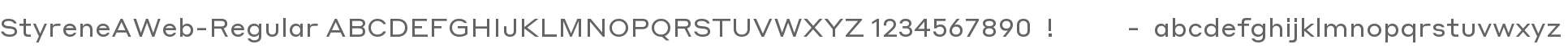 Styrene A Web