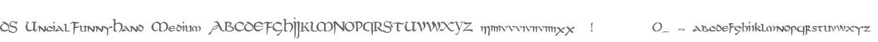 DS UncialFunnyHand Medium