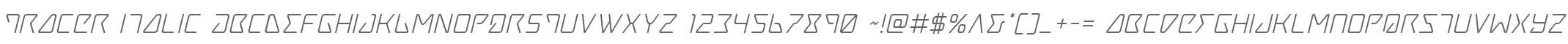 Tracer Italic