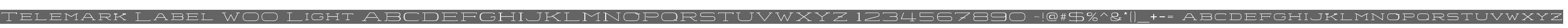 Telemark Label W00 Light