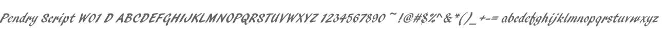 Pendry Script W01 D