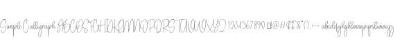 Simple Calligraph
