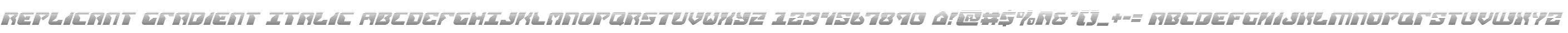 Replicant Gradient Italic