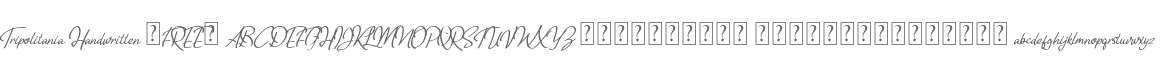 Tripolitania Handwritten (FREE)