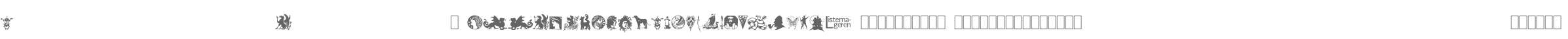 Listemagerens Dingbats 1
