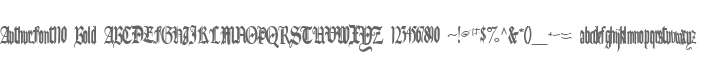 AuthurFont110 Bold