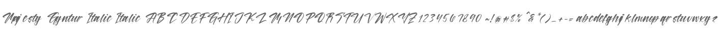 Majesty Gyntur Italic