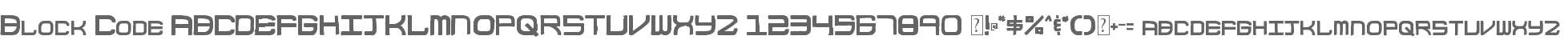 Block Code