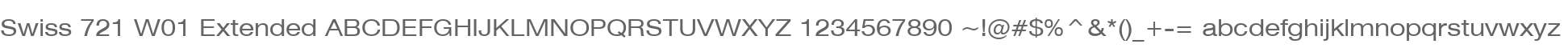Swiss 721 W01 Extended