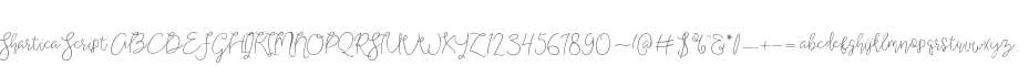 Shartica Script