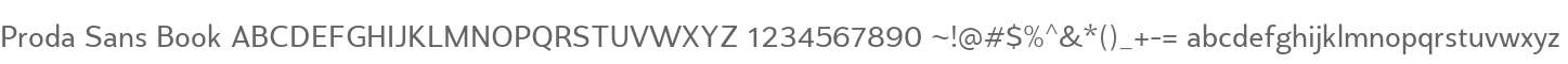 Proda Sans Book