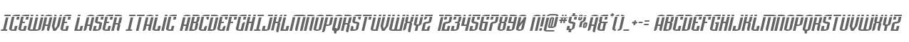 Icewave Laser Italic