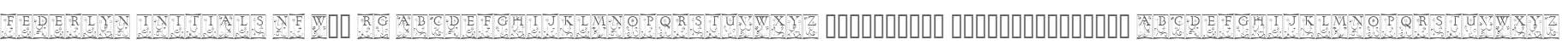 Federlyn Initials NF W90 Rg