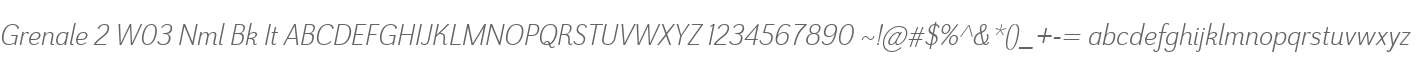 Grenale 2 W03 Nml Bk It