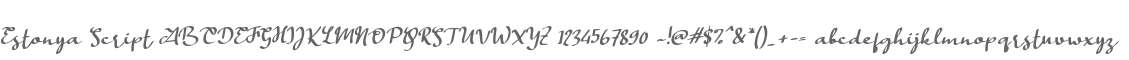 Estonya Script