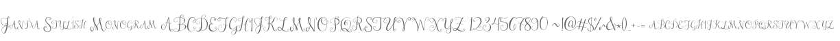Janda Stylish Monogram