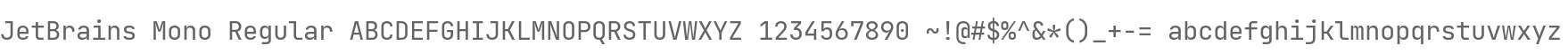 JetBrains Mono