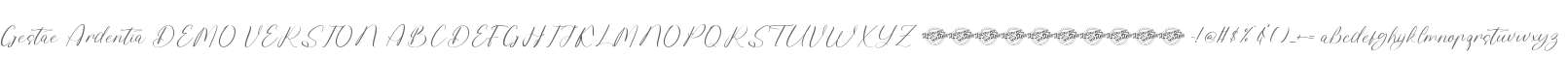 Gestae Ardentia DEMO VERSION