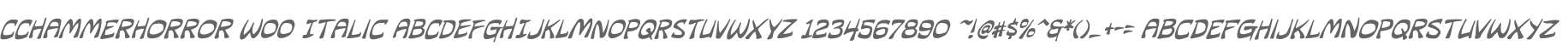 CCHammerHorror W00 Italic