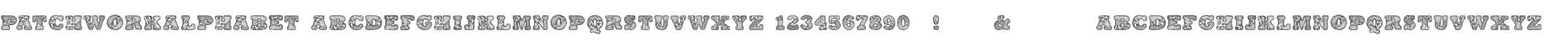 PatchworkAlphabet