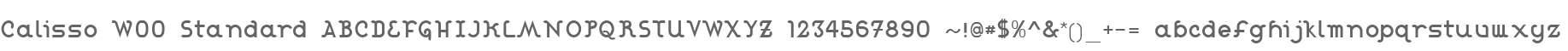 Calisso W00 Standard