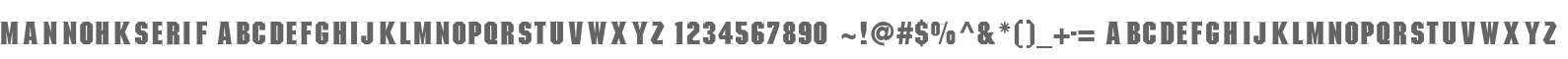 MannohKSerif