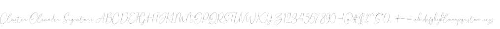 Claster Oleander Signature