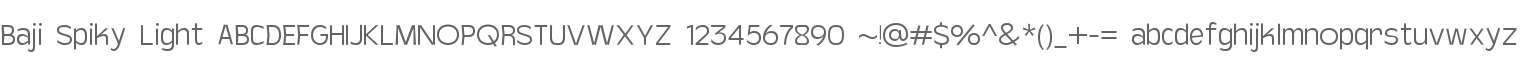 Baji Spiky Light