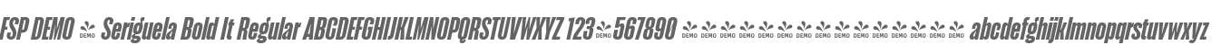 FSP DEMO - Seriguela Bold It