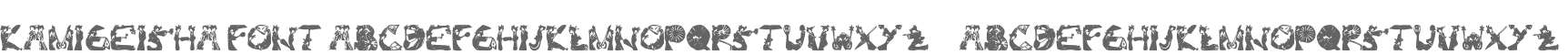 Kami-Geisha Font