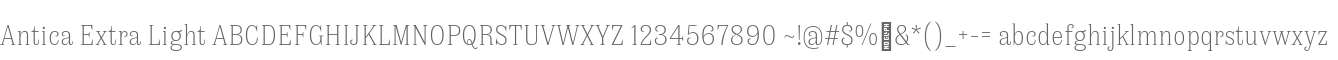 Antica Extra Light