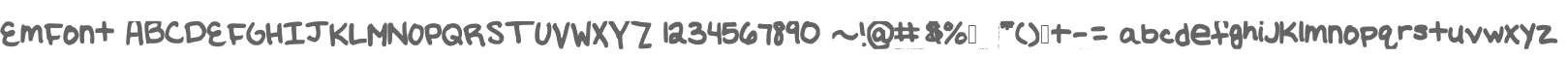 EmFont