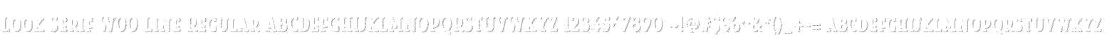 Look Serif W00 Line Regular