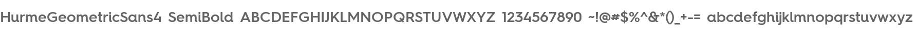 HurmeGeometricSans4 SemiBold