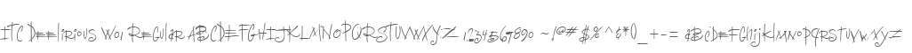 ITC Deelirious W01 Regular
