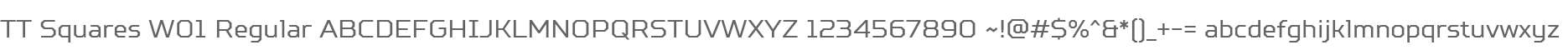 TT Squares W01 Regular