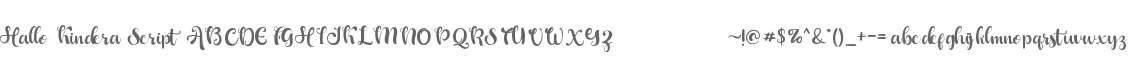 Hallo Kindera Script