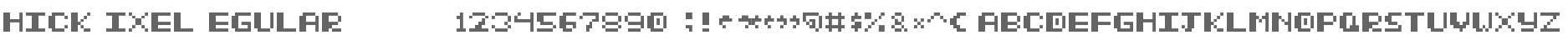 Thick Pixel Regular