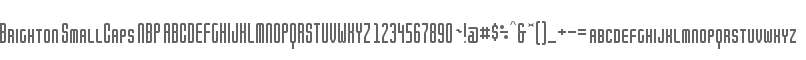 Brighton SmallCaps NBP