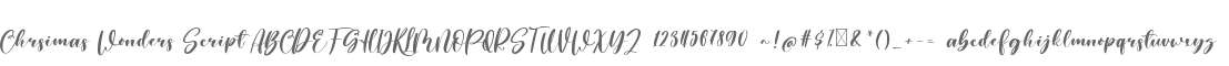 Chrsimas Wonders Script