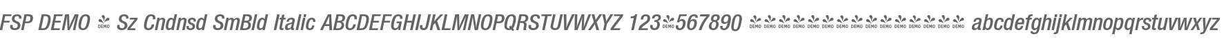 FSP DEMO - Sz Cndnsd SmBld