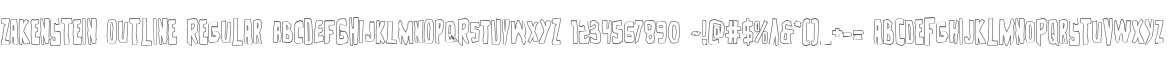 Zakenstein Outline Regular