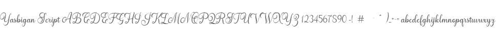 Yasbigan Script
