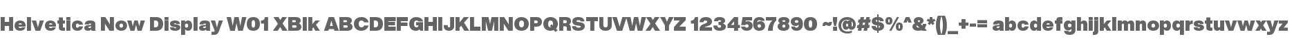 HelveticaNowDisplayW01-XBlk