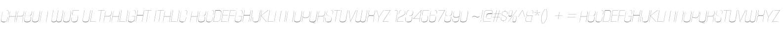 Carbon W05 UltraLight Italic