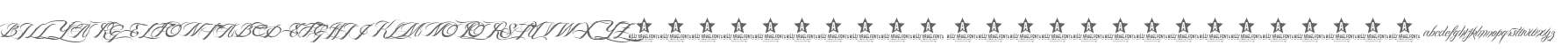 BILLY ARGEL FONT